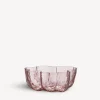 Crackle skål rosa 250mm