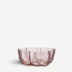 Crackle skål rosa 250mm