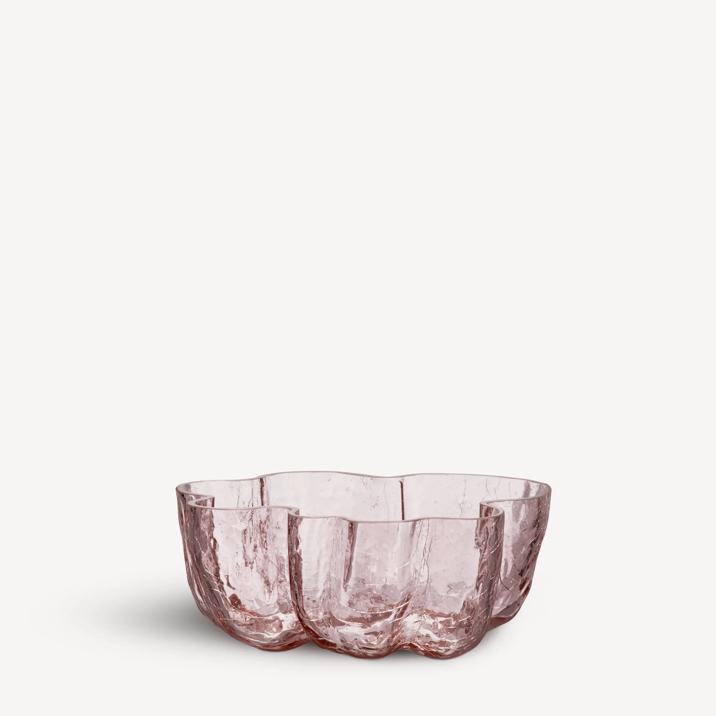 Crackle skål rosa 250mm