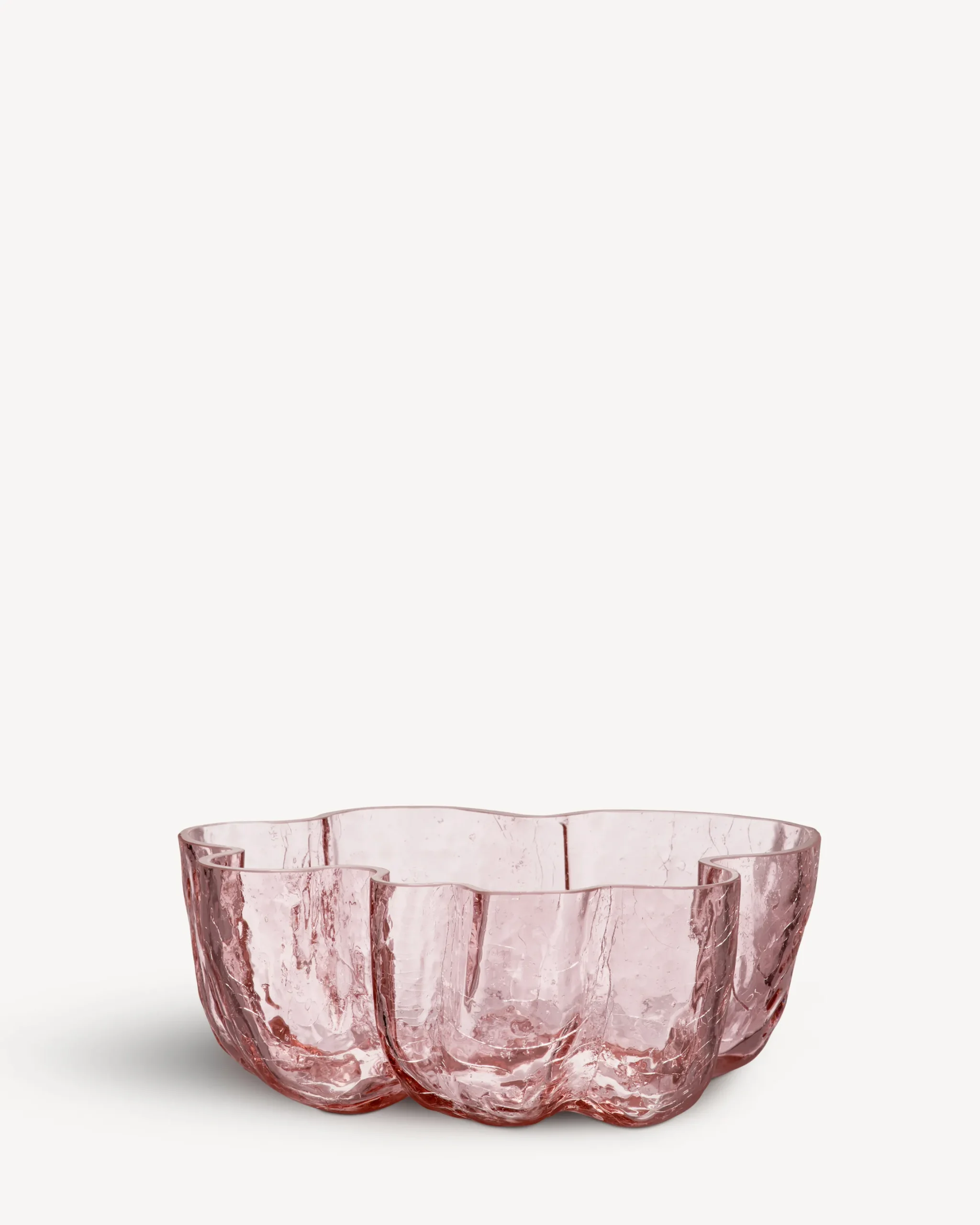 Crackle skål rosa 250mm