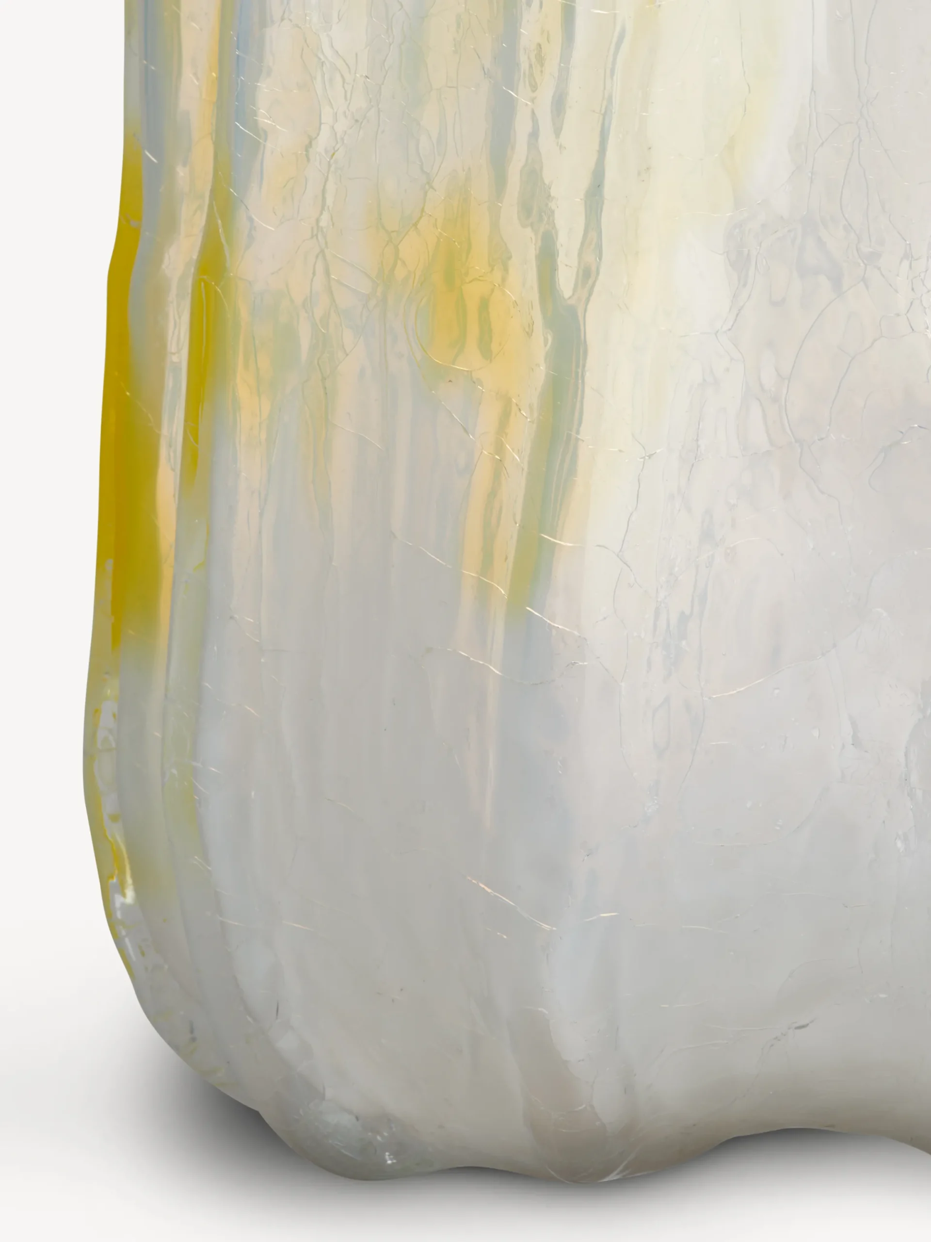 Crackle vas lemon sorbet 270mm