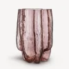Crackle vas rosa 370mm