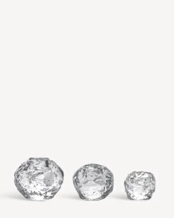 Snowball ljuslykta 3-pack
