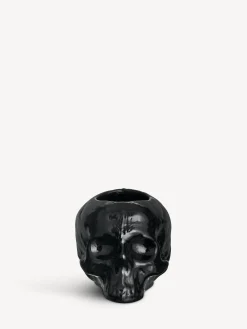 Still Life skull ljuslykta svart 85mm