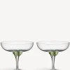 Sugar dandy coupe champagneglas grön 32cl 2-pack