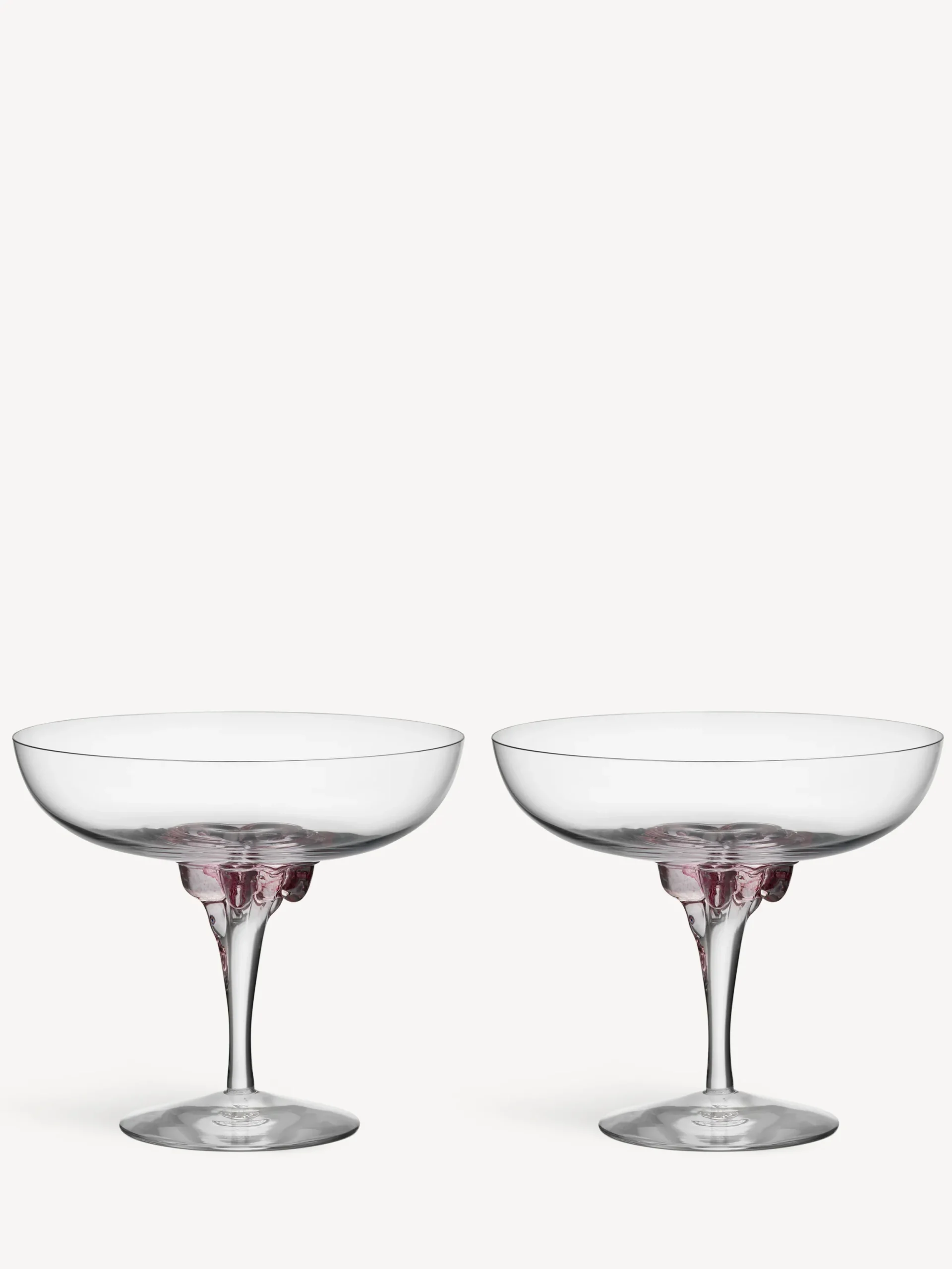 Sugar dandy coupe champagneglas rosa 32cl 2-pack