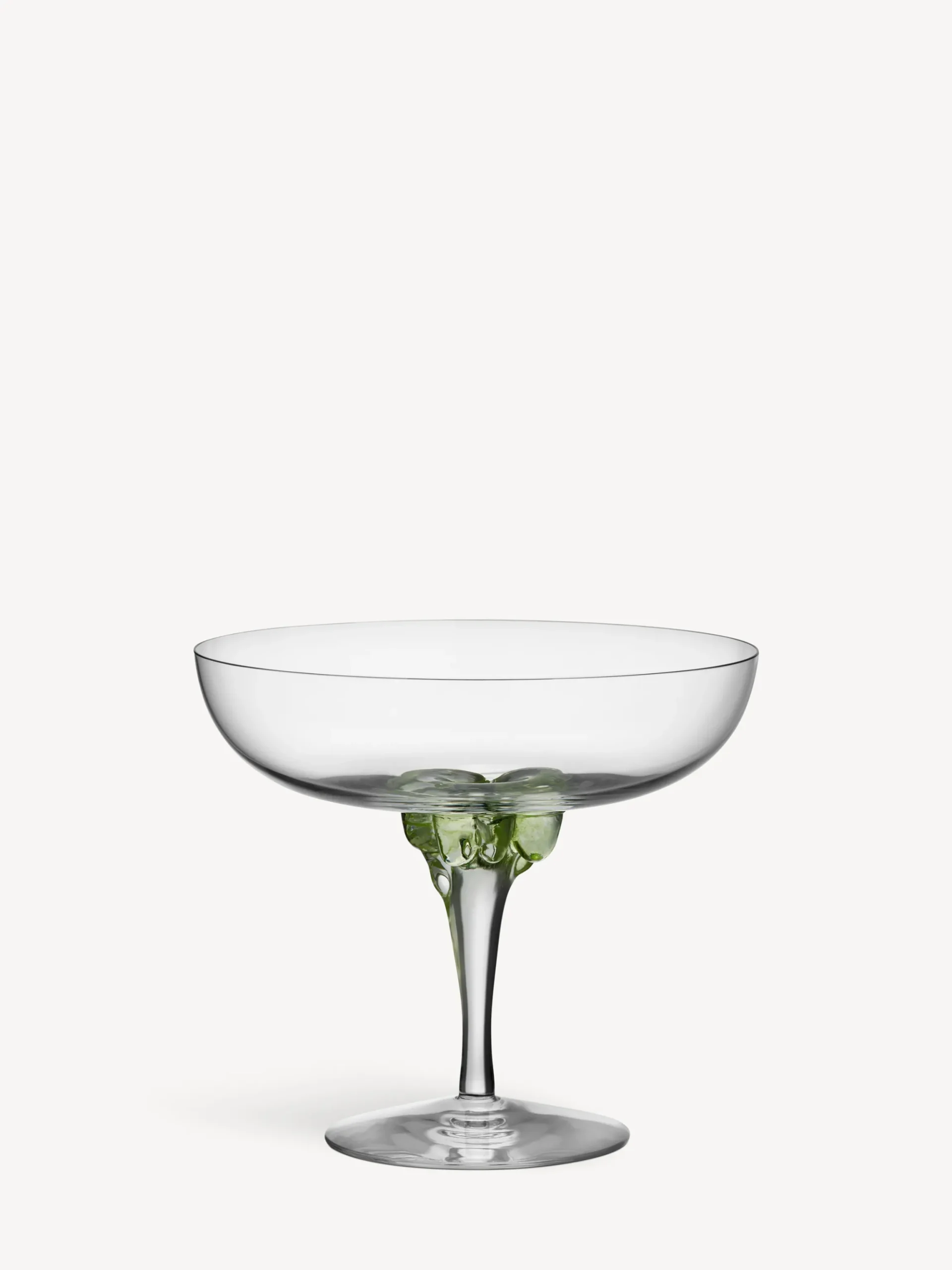 Sugar dandy coupe champagneglas grön 32cl