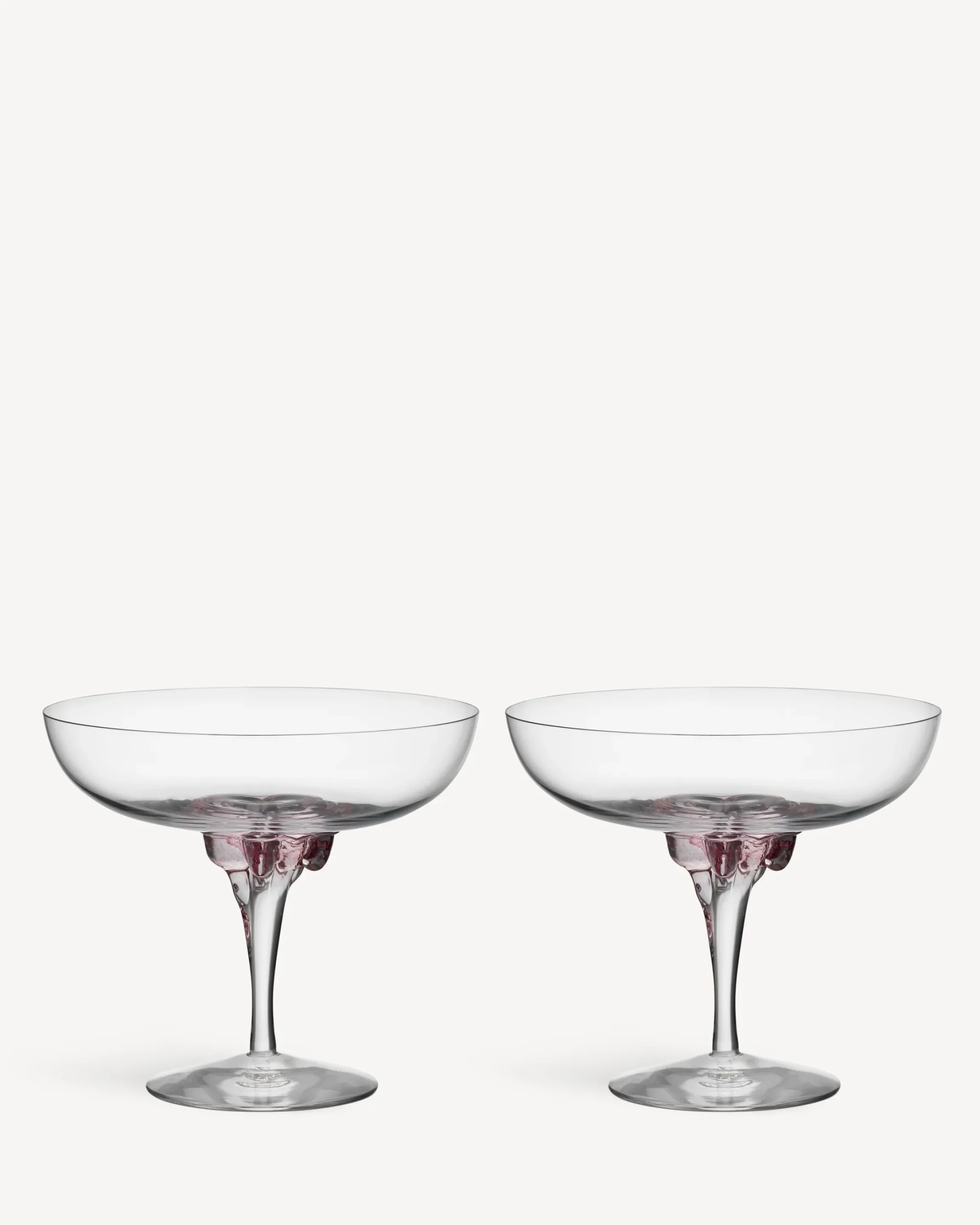 Sugar dandy coupe champagneglas rosa 32cl 2-pack