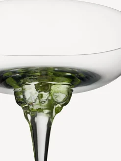 Sugar dandy coupe champagneglas grön 32cl