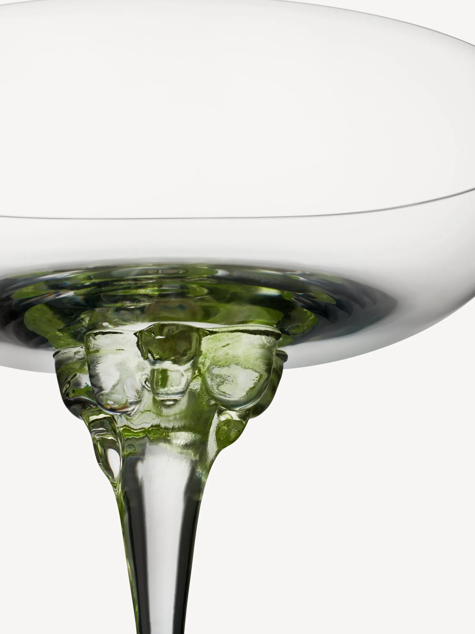 Sugar dandy coupe champagneglas grön 32cl