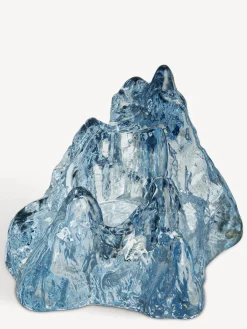 The Rock ljuslykta ice blue 91mm